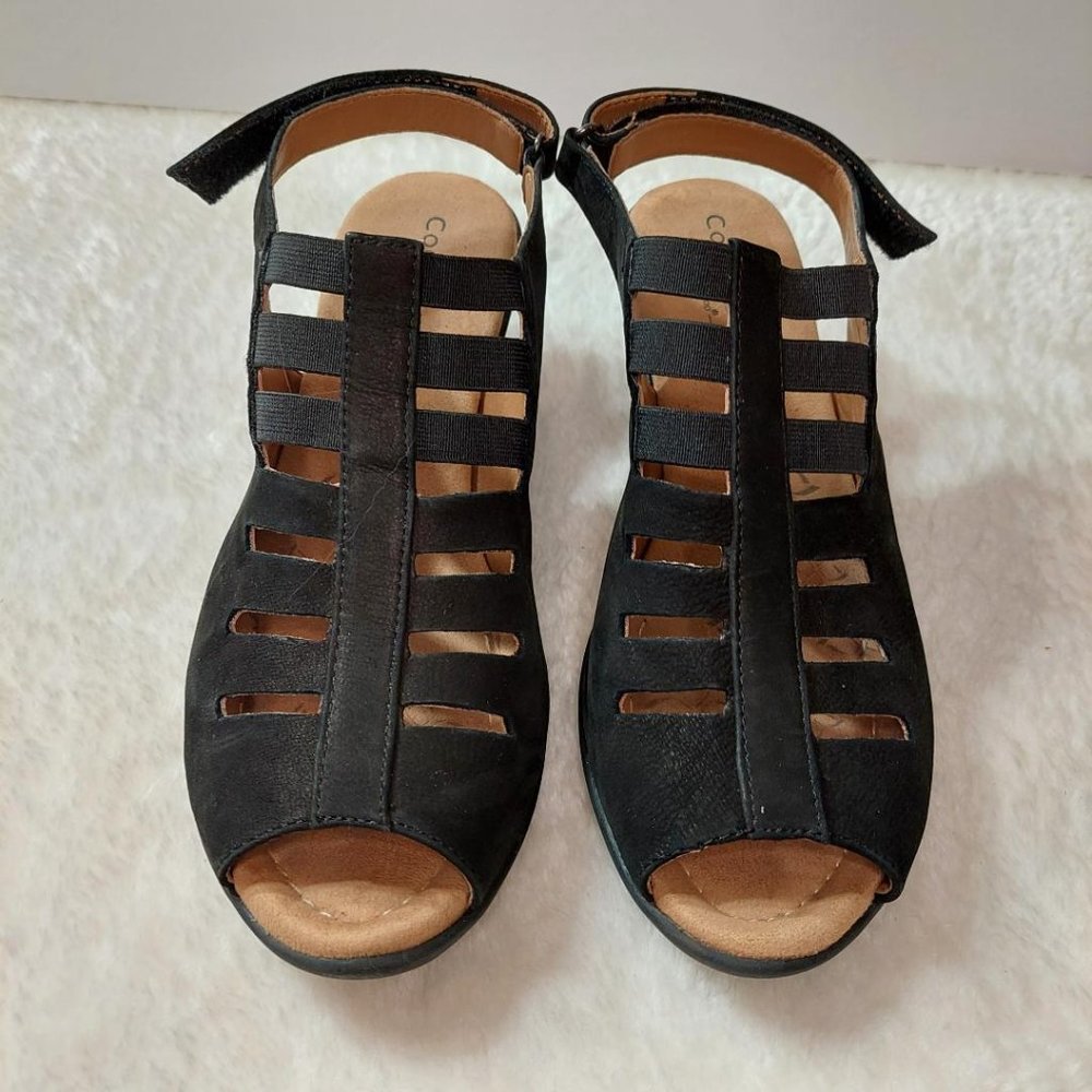 Comfortiva Women's FAYE Black Slingback Sandals - Size 8.5